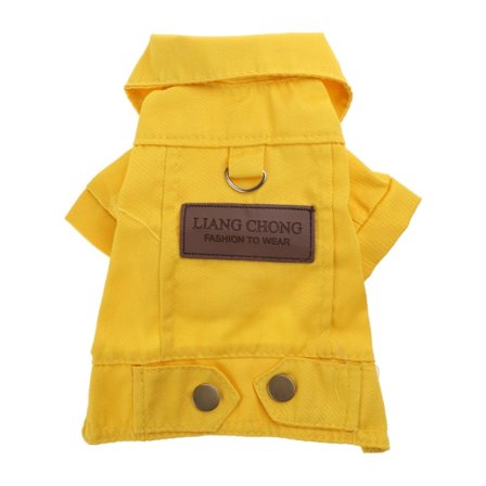 Tractions Cowboyjakke Hund Høst Kjæledyr Liten Hund Vakre Kjæledyrklær Hund Tractions Denimjakker for Høst Vinter