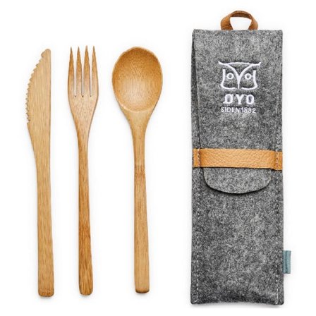 ØYO Turtagrø Cutlery eating utensils Grey OneSize