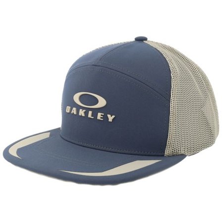 Oakley - Blå trucker Keps - Podium Hat Graphite/Pebble Trucker @ Hatstore