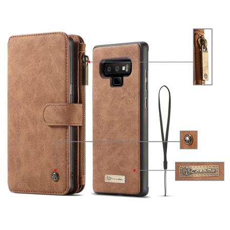 Caseme Plånboksfodral Magnetskal, Samsung Galaxy Note 9, Brun Brun