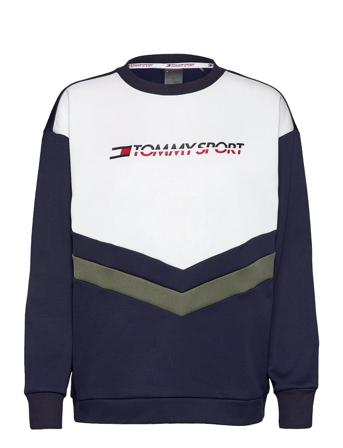 Blocked Terry Crew Logo Blue Tommy Sport
