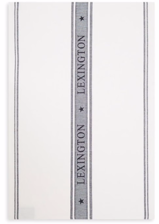 Lexington Icons Kjøkkenhåndkle Jacquard Hvit-DressBlue 50x70