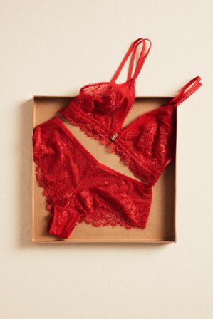 Kappahl | Blonde-BH | Rød