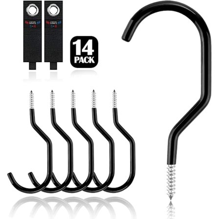 12 stk sykkelstativ, veggmontert sykkelstativ, sykkelgarasjekrok med