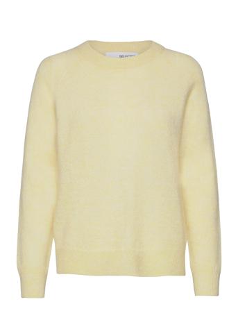 Slflulu Ls Knit O-Neck Villapaita Keltainen Selected Femme