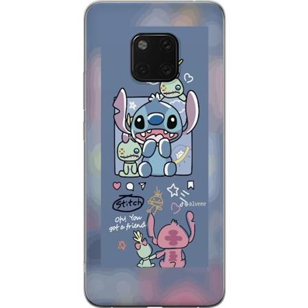 Huawei Mate 20 Pro Genomskinligt Skal Stitch Vänner
