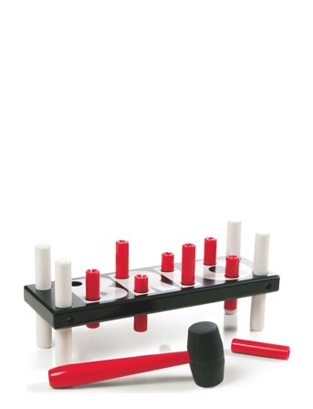 Brio 30515 Hammerbræt, Sort Patterned BRIO