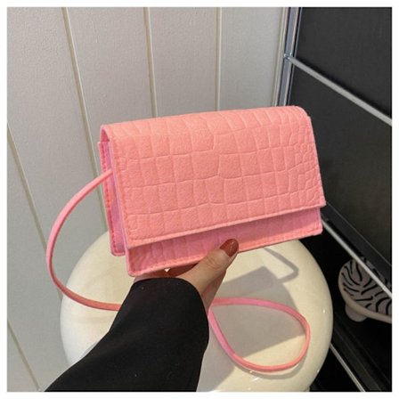 Crossbody Laukut huopa Olkalaukku PINK