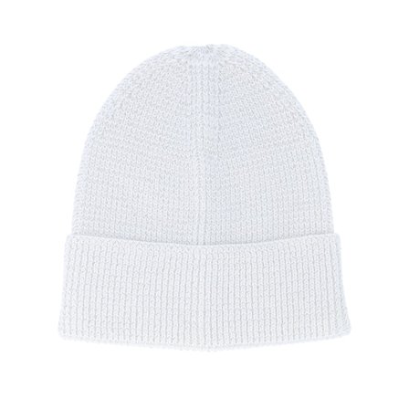 Beechfield - White - cuff - Beanie - Reflective White Cuff - Hatstore