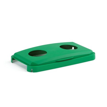 Klappdeckel für Abfallbehälter 60 l, grün