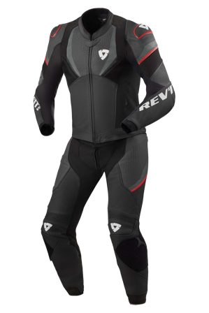 Skórzany Kombinezon Motocyklowy REV'IT! Combi Beta 2 Czarny/Szary 48