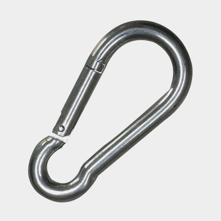 Snap hook 1852-Marine, galvanized steel, Ø5 mm, 50 mm