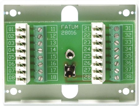 Alarmtech Fatum Mini Alarmboks 16-polet, med sabotasjekontakt Sete/skrue, Alarm & sikkerhet