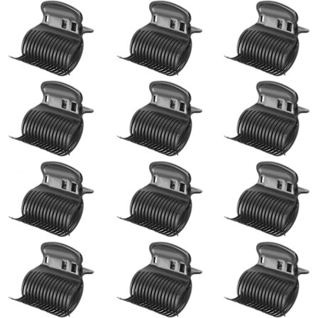 Curler Clips, 12 stk. Hot Curlers Plastik Clips Hår Curling Claw Clips