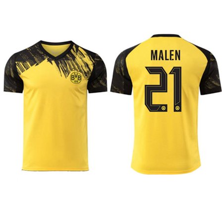 25-26 Borussia Dortmund Hjemme NO.21 MALEN Uniform Fodbold T-shirt S-2XL