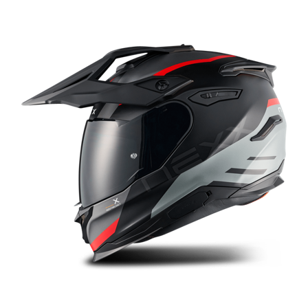 Casco Adventure Nexx Y.Travl Quest Negro/Rojo XL