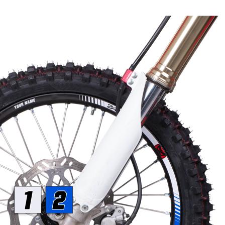 Autocollants Jante Personnalisés 24MX Speed