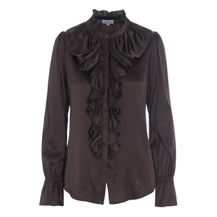 Dea Kudibal, Ingeborg Blouse Bruin, Dames, Maat:M
