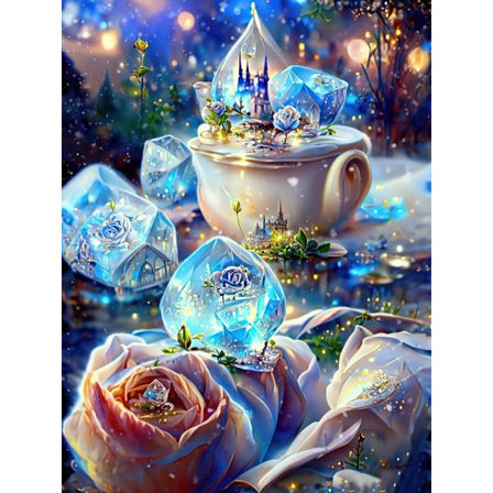 30x40cm 5D DIY Diamantmålning Full,Maison de Rêve#Q,DIY Diamant