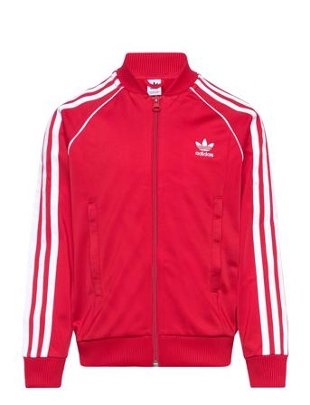 Sst Track Top Tops Sweatshirts & Hoodies Sweatshirts Red Adidas Originals