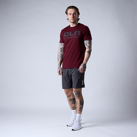 T-shirts CLN ATHLETICS Promo T-shirt, Dark Red - Bodyman.dk