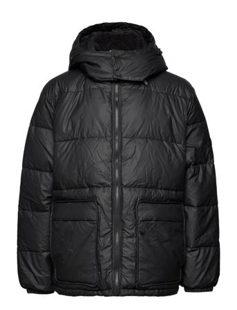 Mens Intrepid Mid Puffer Foret Jakke Sort Hunter