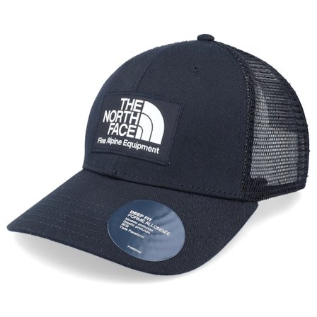 The North Face - Svart trucker Caps - Deep Fit Mudder Black Trucker @ Hatstore