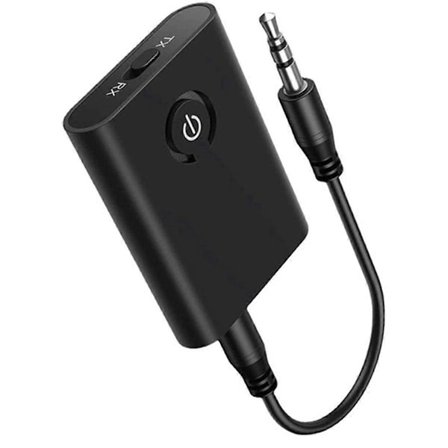 Bluetooth 5.3 Adapter til Fly til 2 Trådløse Hovedtelefoner, 3,5 mm Jack In-Flight Bluetooth Transmi