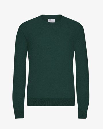 Light Merino Wool Crew - Emerald Green 2XL
