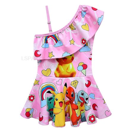 Tegneserie jenter badedrakt Pikachu jenter badedrakt to deler barn bikini sett barn badedrakt svømmedrakt