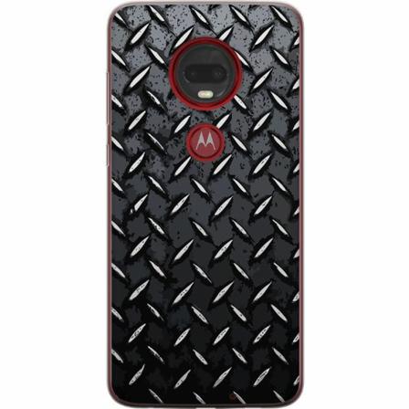 Motorola Moto G7 Plus Genomskinligt Skal Metalliskt Mönster