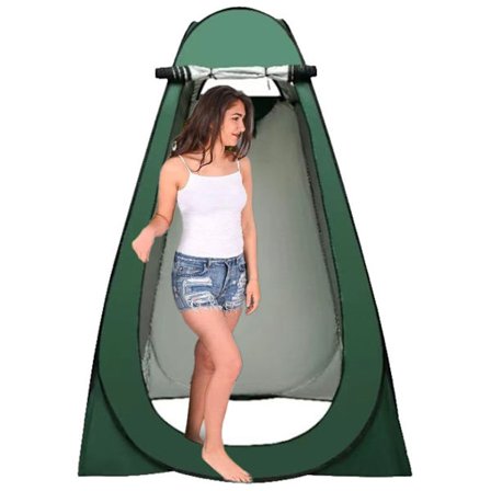 Pop-up brusertelt skiftende telt 47'' x 47'' x 75'', stor med vindue, camping og strand, KLB