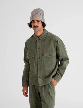 Prohibited Ranger Corduroy Overshirt - Green - L