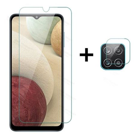 3-PACK Galaxy A12 Näytönsuojat + Kameransuojat HD 0,3mm