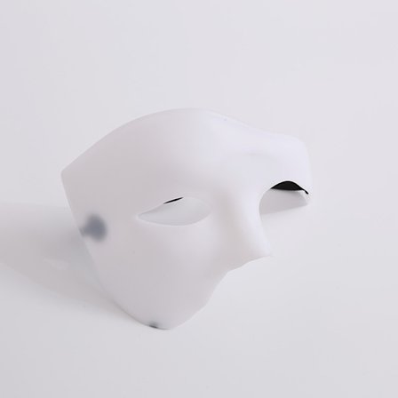 Halloween kostym mask herr halv ansikte-85
