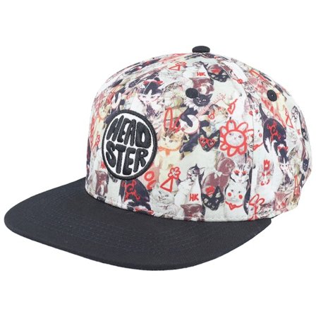 Headster - Multi snapback Czapka Z Daszkiem - Kids Cat Attack Multi/Black Snapback @ Hatstore
