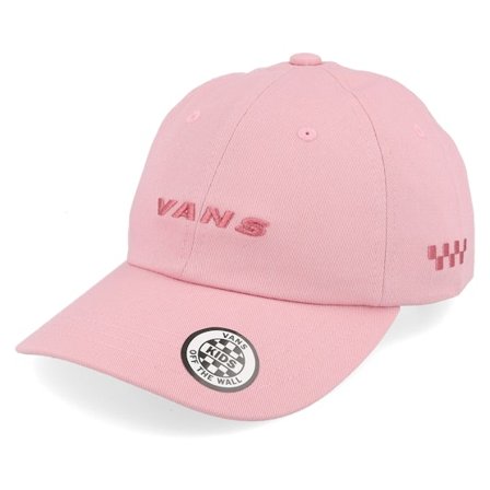 Kinder Vans - Rosa unconstructed Cap - Kinder Check Side Curved Bill Jockey Pink Dawn Dat Cap / Unstructured @ Hatstore