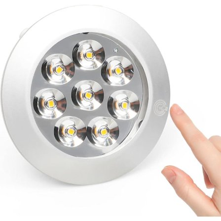 Dimbar LED-touch-skåpslampa - USB-uppladdningsbar