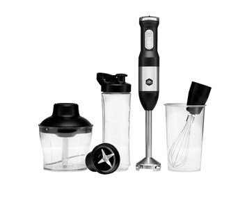 OBH Nordica Precision mix stick mixer 850 W 2in1 - 2-i-1 stavmixer och blender med take-away-flaska
