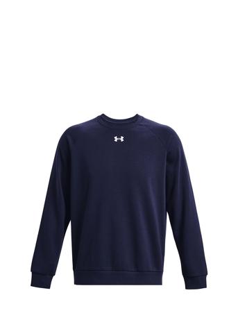 Ua Rival Fleece Crew Navy Under Armour