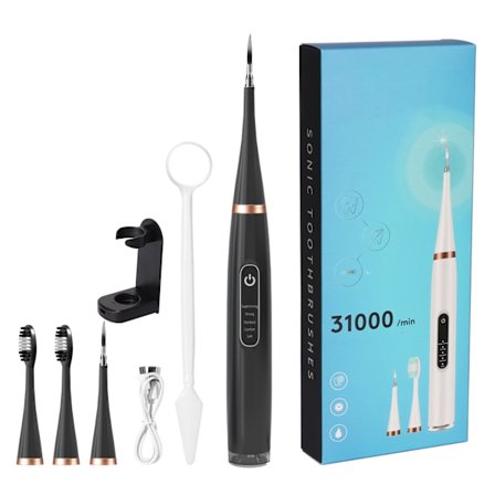 Sähköhammasharja hammaskiven poistajalla