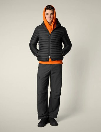 Save the Duck Donald Hooded Jacket - Black - M