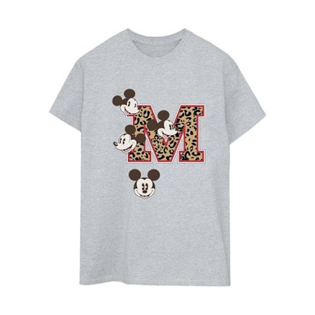 Mickey Mouse Dam/Dam M Faces Bomulls Boyfriend T-Shirt 3XL