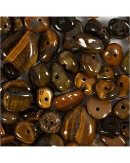 Kristallpärlor Brun