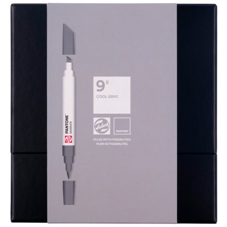 TALENS | PANTONE Marker Set of 9 Cool Gray