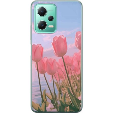 Mobilskal till Xiaomi Redmi Note 12 med Rosa Tulpaner