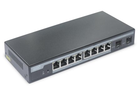 Digitus L2 managed 8-Port Gigabit PoE Switch + Factory Sealed