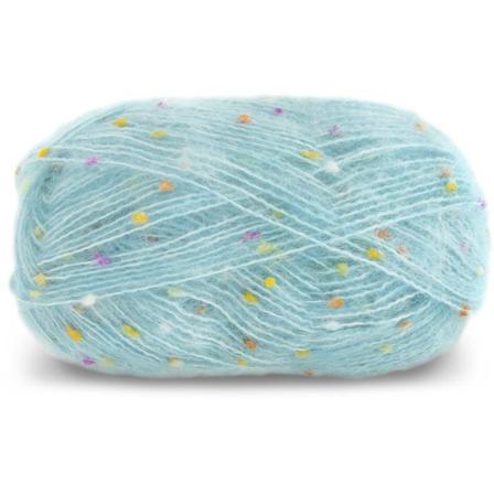 Dale Garn Multi Popkorn Lys-Turkis 507, 50g