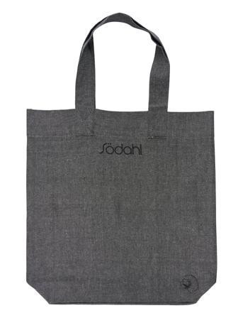 Shopper 42X43X10 Chambray O Black Black Södahl