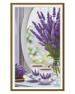 Stickpackung Bild Lavendelmorgen - Nova Sloboda